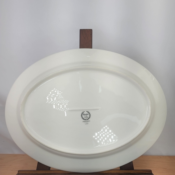 Carico Renaissance Fine China Japan Oval Serving Platter 13.5" - Picture 3 of 13